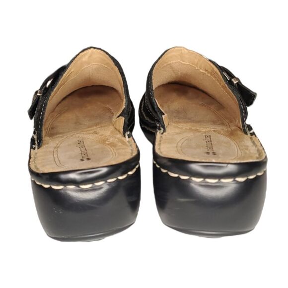 NATURALIZER steffi black suede clog mule size 7 M - Picture 3 of 7